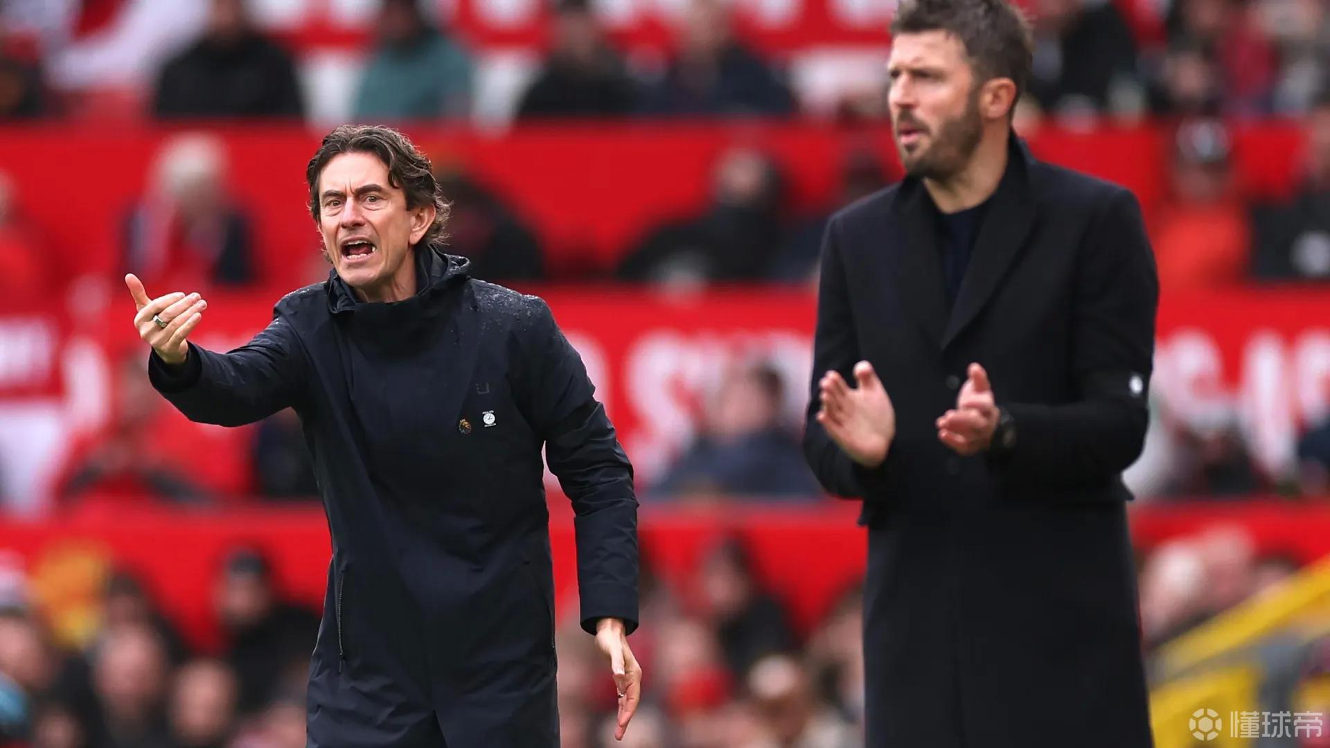 遇到克星，弗兰克5次率队做客老特拉福德皆输球